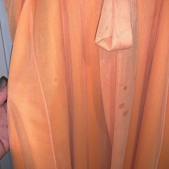 Semi-Formal Tangerine Dress - Picture 4 of 4